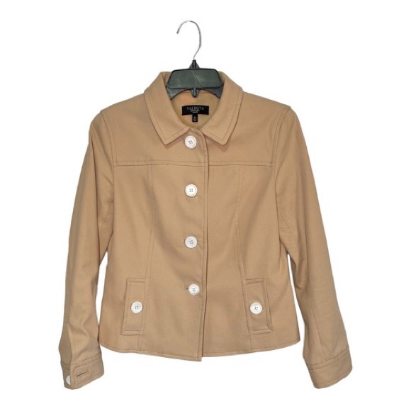 Talbots Jackets & Blazers - Talbots Tan Peacoat